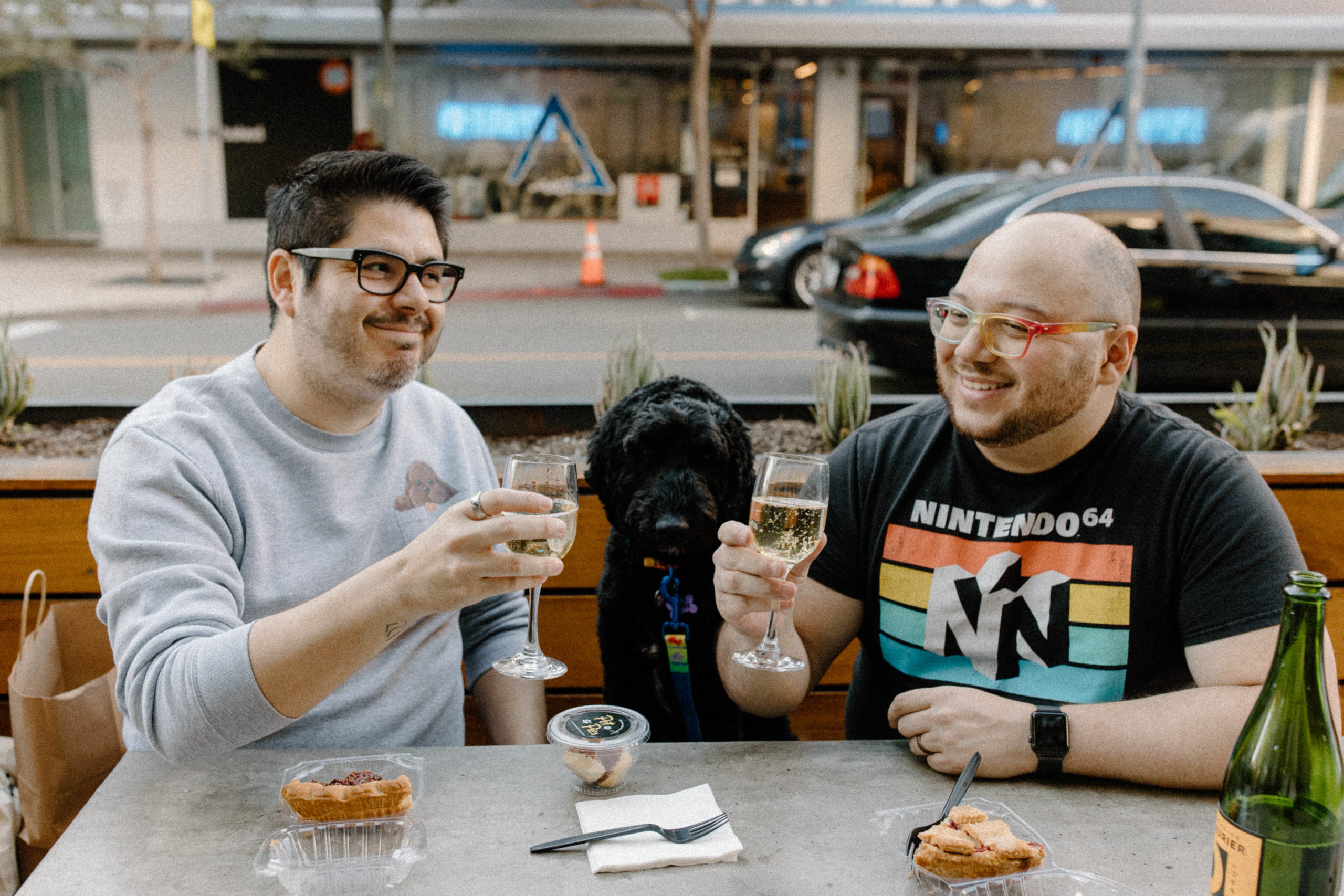 Javier (pictured left), Riley, Spencer